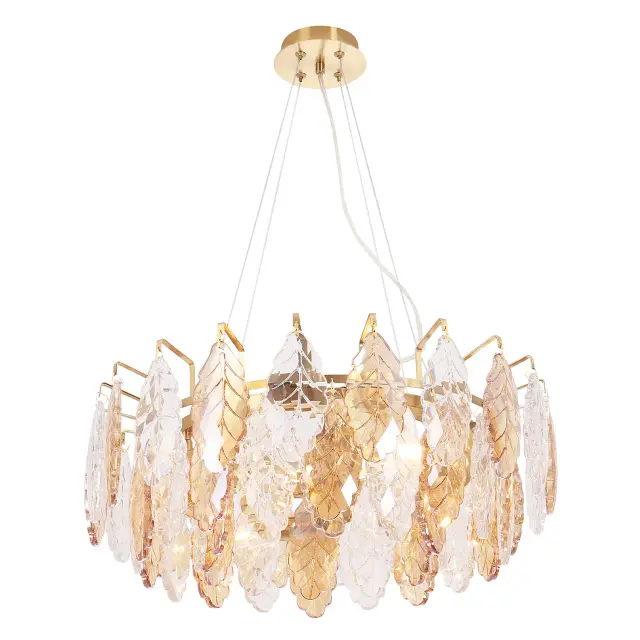 Люстра Crystal Lux TREVI SP6 BRASS — латунь, ракурс 3