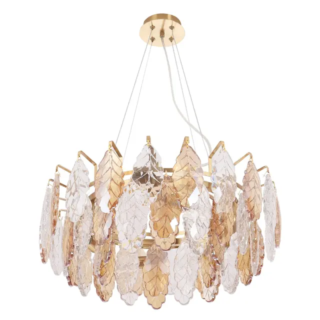 Люстра Crystal Lux TREVI SP6 BRASS — латунь, ракурс 4