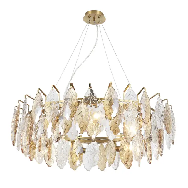 Люстра Crystal Lux TREVI SP8 BRASS — латунь, ракурс 2