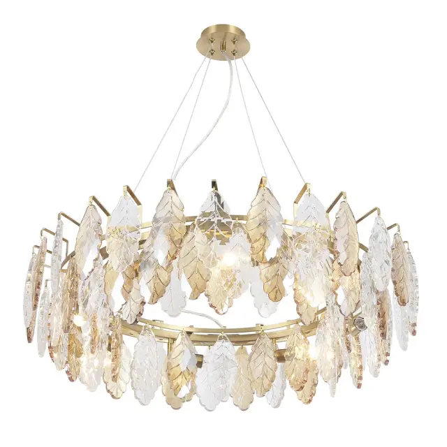 Люстра Crystal Lux TREVI SP8 BRASS — латунь, ракурс 3