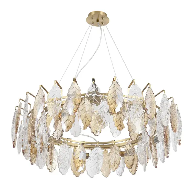 Люстра Crystal Lux TREVI SP8 BRASS — латунь, ракурс 4