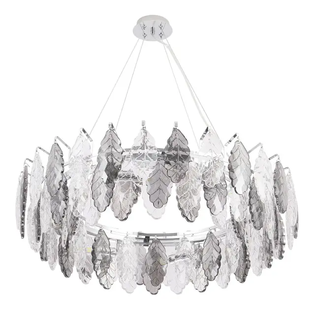 Люстра Crystal Lux TREVI SP8 CHROME — хром, ракурс 2