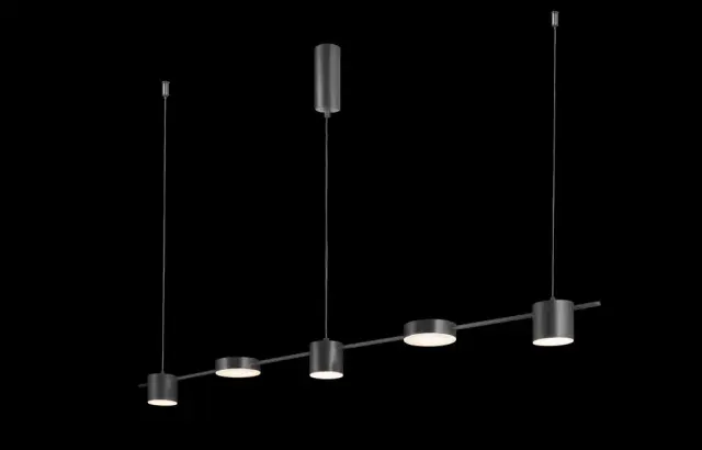 Светильник Crystal Lux TRISTAN SP5 L1200 BLACK — черный, ракурс 4