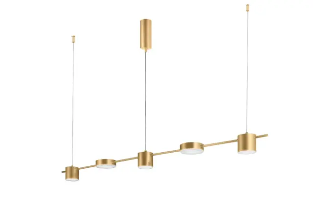 Светильник Crystal Lux TRISTAN SP5 L1200 GOLD — золотой