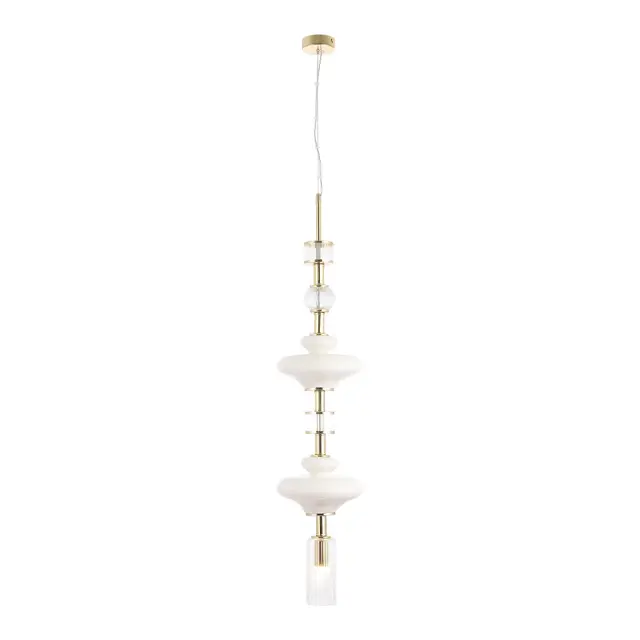 Светильник Crystal Lux VALENCIA SP1.1 GOLD — золотой, ракурс 2