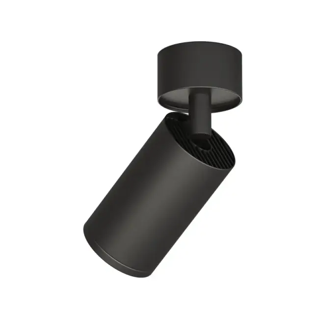 Точечный светильник Denkirs DK2029-BK TUBE | ТЬЮБ — черный, ракурс 3