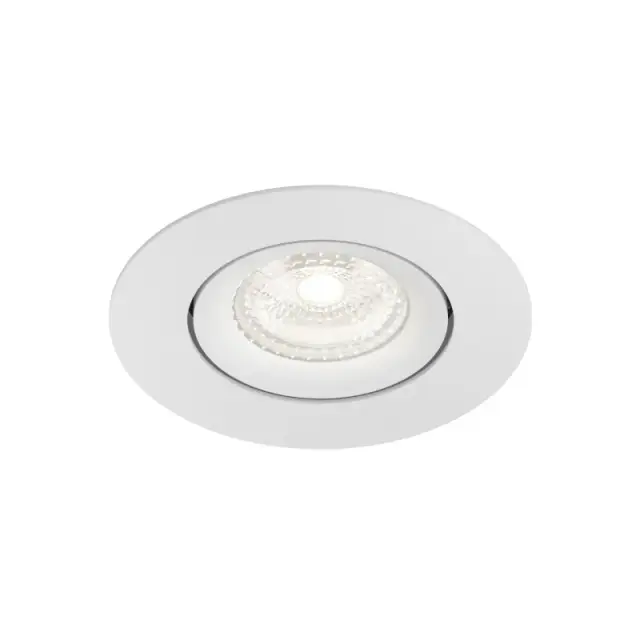 Точечный светильник Denkirs DK2037-WH ROTO MINI | РОТО МИНИ — белый, ракурс 4
