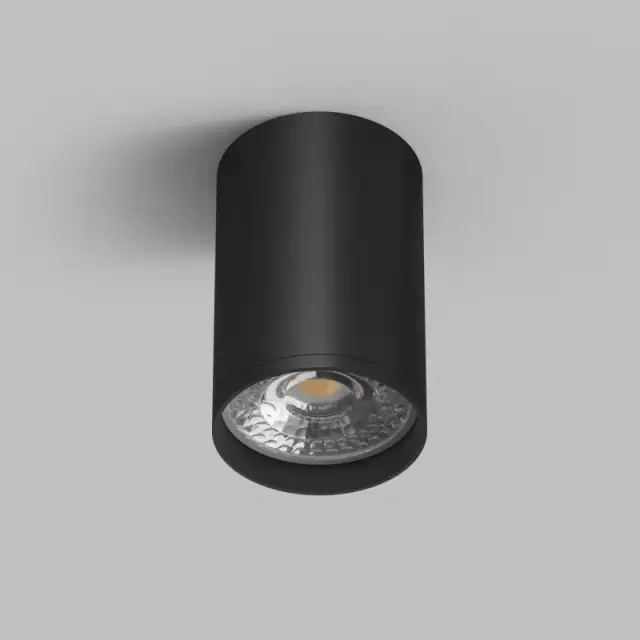 Точечный светильник Denkirs DK2050-BK TUBE | ТЬЮБ — черный, ракурс 2