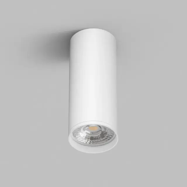 Точечный светильник Denkirs DK2051-WH TUBE | ТЬЮБ — белый, ракурс 2