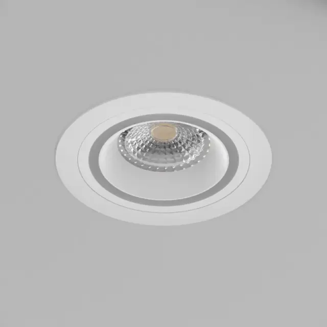 Точечный светильник Denkirs DK2060-WH HALO | ХЕЙЛО — белый, ракурс 2