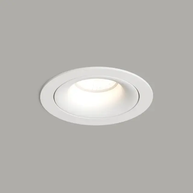 Точечный светильник Denkirs DK2120-WH ROTO | РОТО — белый, ракурс 3