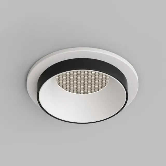 Точечный светильник Denkirs DK2401-BK LEMVIK | ЛЭМВИК — белый, ракурс 3