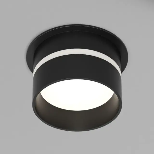 Точечный светильник Denkirs DK2404-BK RIBE | РАЙБ — черный