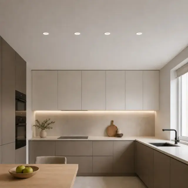 Точечный светильник Denkirs DK2700-WH RANUM | РАНУМ — белый, ракурс 2