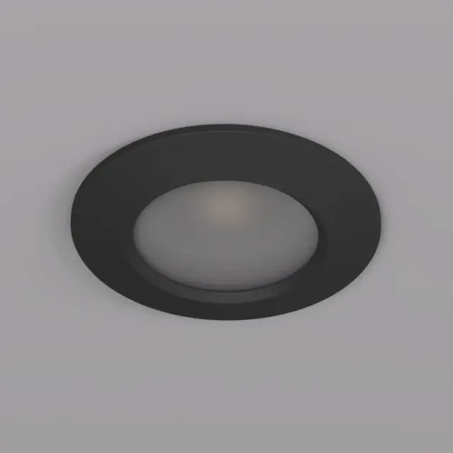 Точечный светильник Denkirs DK3016-BK FACET | ФАСЭТ — черный, ракурс 2