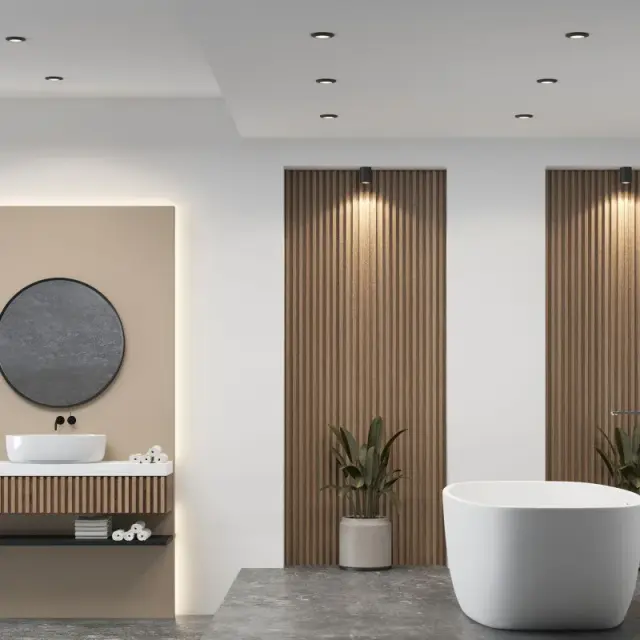 Точечный светильник Denkirs DK3016-BK FACET | ФАСЭТ — черный, ракурс 6