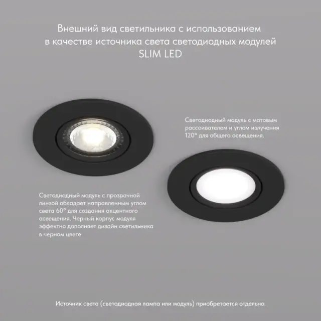 Точечный светильник Denkirs DK3020-BK BILLUM | БИЛЛУМ — черный, ракурс 5