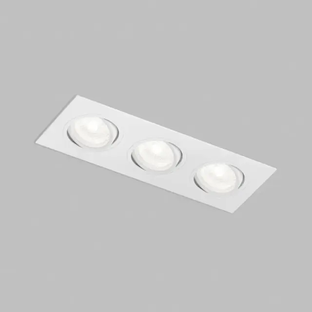 Точечный светильник Denkirs DK3023-WH BILLUM | БИЛЛУМ — белый, ракурс 3