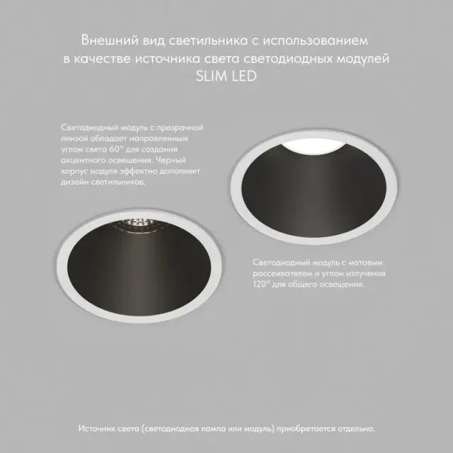 Точечный светильник Denkirs DK3026-WB KARUP | КАРАП — белый, ракурс 3
