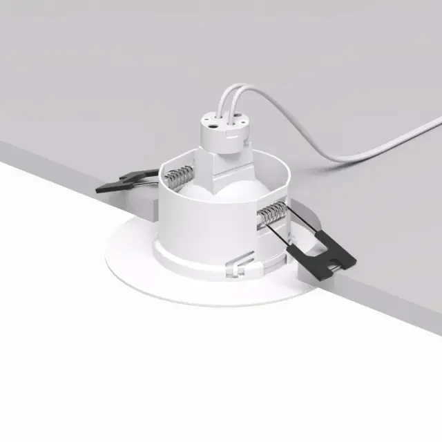 Точечный светильник Denkirs DK3028-WH TISTED | ТИСТЕД — белый, ракурс 3