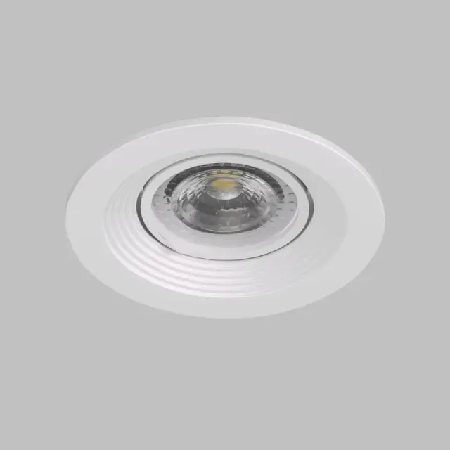 Точечный светильник Denkirs DK3029-WH TISTED | ТИСТЕД — белый, ракурс 3