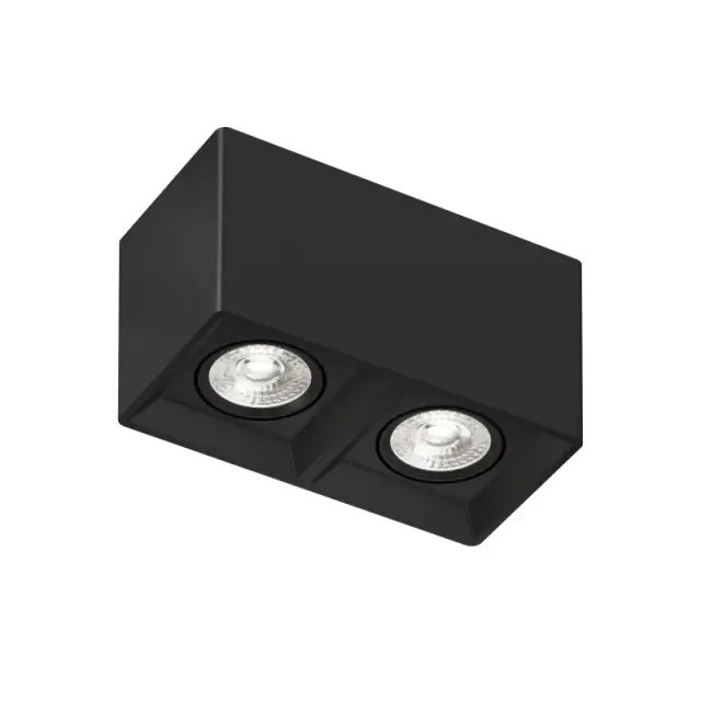 Точечный светильник Denkirs DK3035-BK SORO | СОРО — черный, ракурс 3