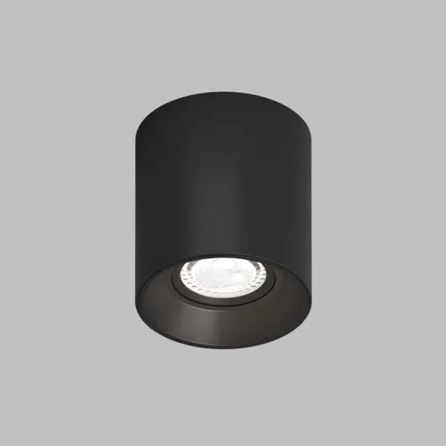 Точечный светильник Denkirs DK3040-BK SORO | СОРО — черный, ракурс 2