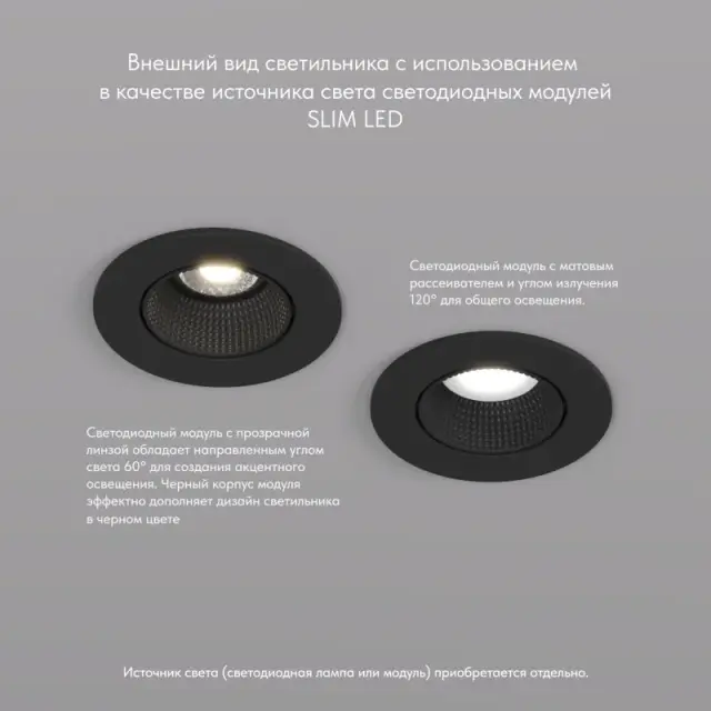 Точечный светильник Denkirs DK3061-BK RODVIG | РОДВИГ — черный, ракурс 4