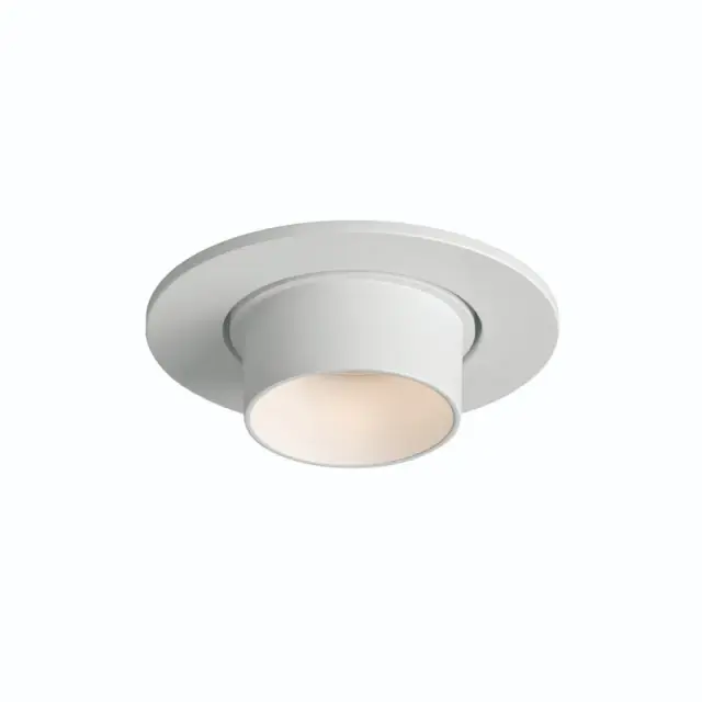 Точечный светильник Denkirs DK3120-WH ROND | РОНД — белый, ракурс 3