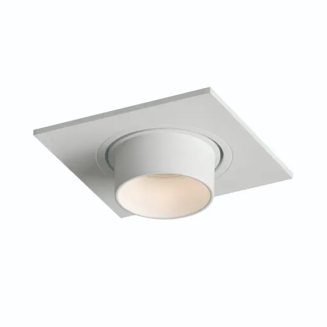 Точечный светильник Denkirs DK3121-WH ROND | РОНД — белый, ракурс 3