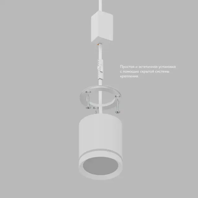 Точечный светильник Denkirs DK4016-WH RIBE | РАЙБ — черный, ракурс 3