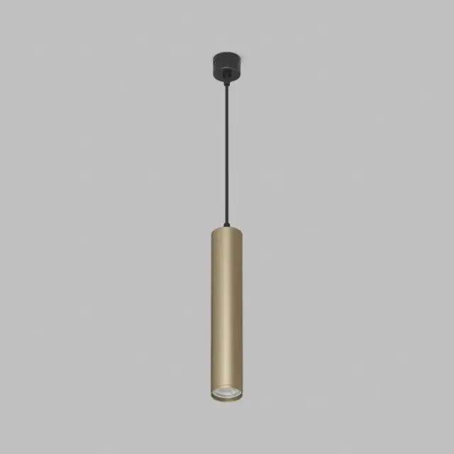 Светильник Denkirs DK4050-BG TUBE | ТЬЮБ — черный, ракурс 2