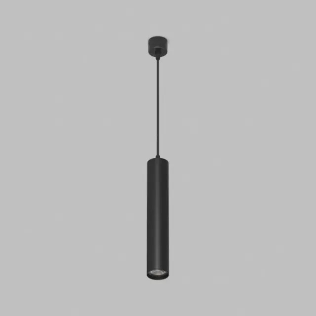 Светильник Denkirs DK4050-BK TUBE | ТЬЮБ — черный, ракурс 2
