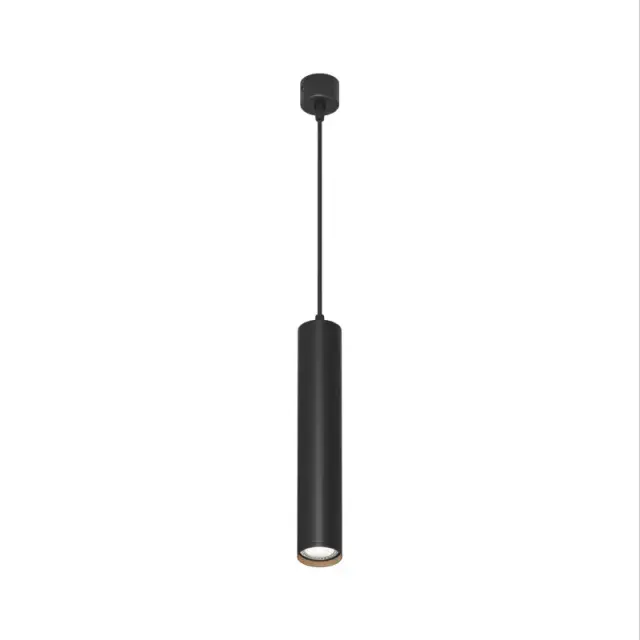 Светильник Denkirs DK4050-BK TUBE | ТЬЮБ — черный, ракурс 3