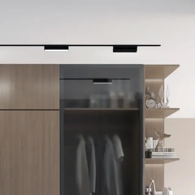 Трековый светильник Denkirs DK5303-BK AIR LINEAR | ЭЙР ЛИНЕАР — черный, ракурс 6