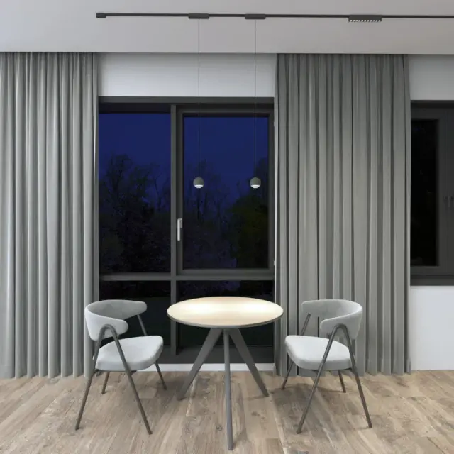 Трековый светильник Denkirs DK5316-BK AIR HANG | ЭЙР ХАНГ — черный, ракурс 6