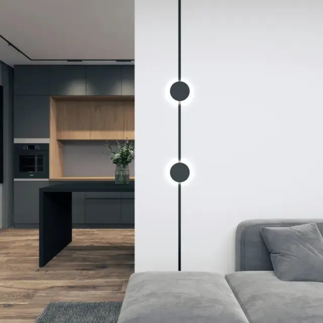 Трековый светильник Denkirs DK5320-BK AIR REFLEX | ЭЙР РЕФЛЕКС — черный, ракурс 6