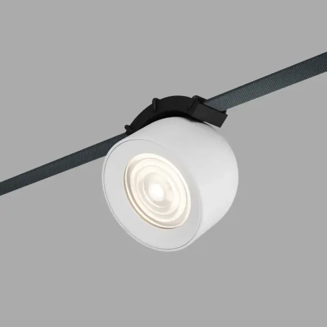 Трековый светильник Denkirs DK5540-WH+BK BELTY SPOT | БЕЛТИ СПОТ — черный, ракурс 3