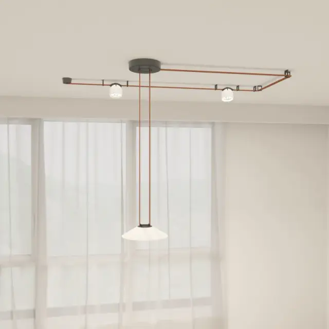 Трековый светильник Denkirs DK5540-WH+BK BELTY SPOT | БЕЛТИ СПОТ — черный, ракурс 8