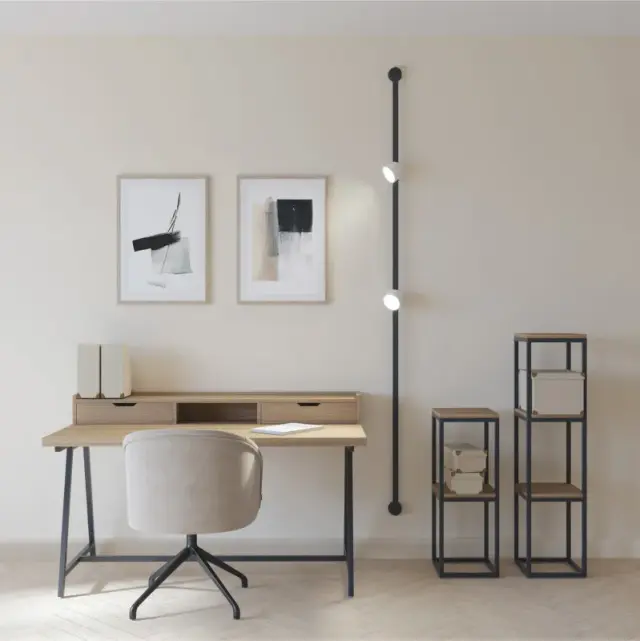 Трековый светильник Denkirs DK5542-WH+BK BELTY SPOT | БЕЛТИ СПОТ — черный, ракурс 7