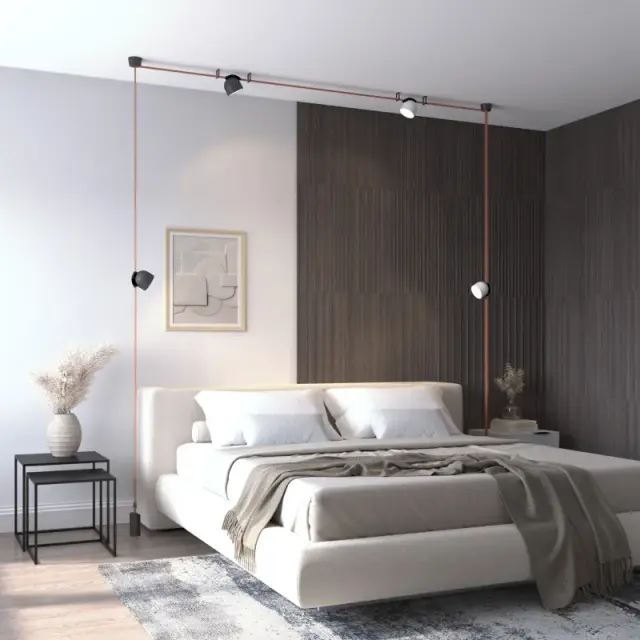 Трековый светильник Denkirs DK5542-WH+BK BELTY SPOT | БЕЛТИ СПОТ — черный, ракурс 10
