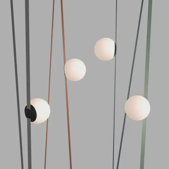 Трековый светильник Denkirs DK5550-BK BELTY ORB | БЕЛТИ ОРБ — черный, ракурс 5
