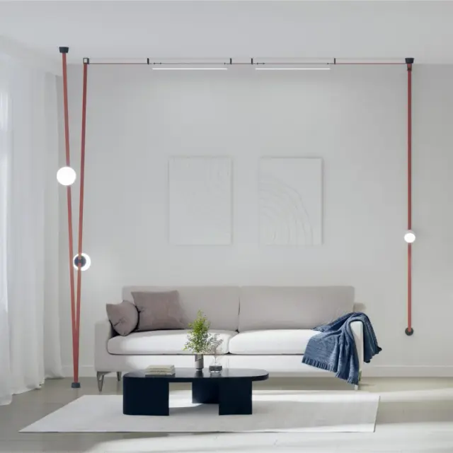 Трековый светильник Denkirs DK5552-BK BELTY ORB | БЕЛТИ ОРБ — черный, ракурс 8
