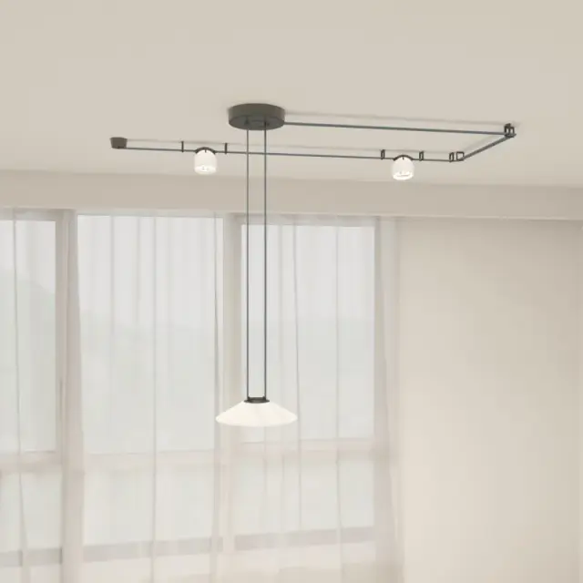 Трековый светильник Denkirs DK5564-WH+BK BELTY FLOW | БЕЛТИ ФЛОУ — черный, ракурс 8