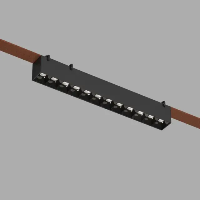 Трековый светильник Denkirs DK5570-BK BELTY GRILL | БЕЛТИ ГРИЛЬ — черный