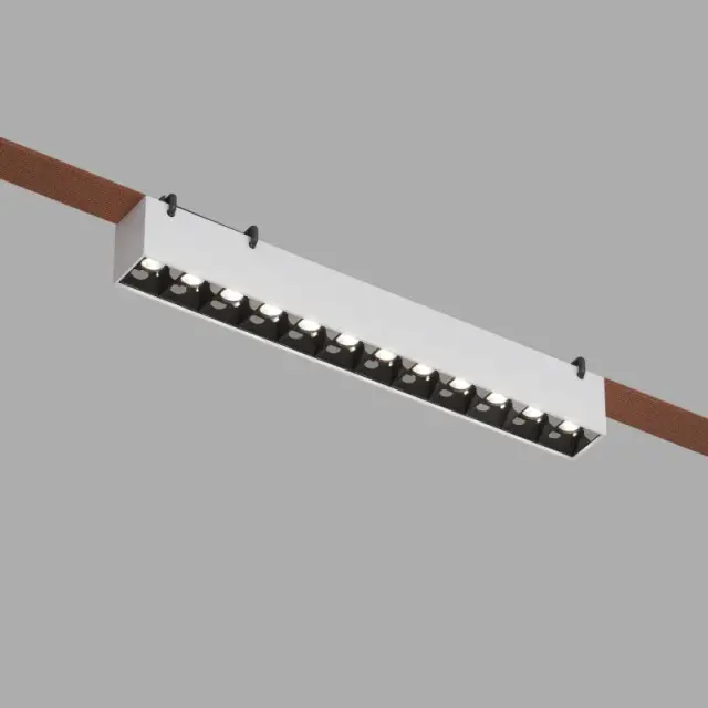Трековый светильник Denkirs DK5570-WB BELTY GRILL | БЕЛТИ ГРИЛЬ — белый
