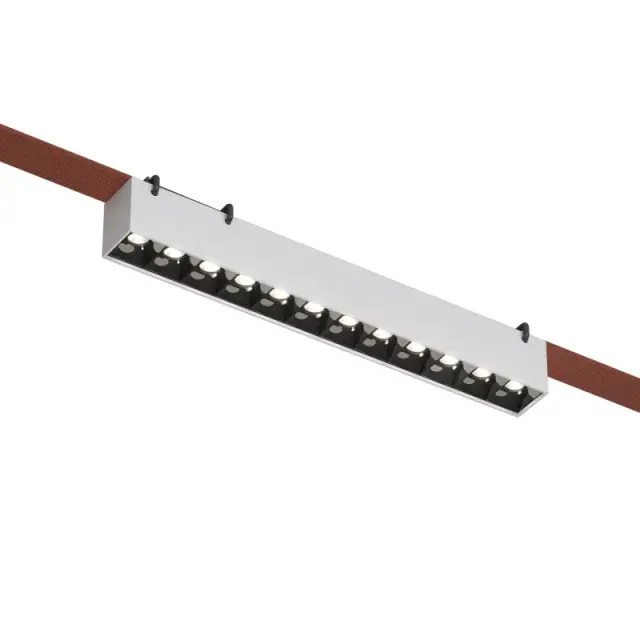 Трековый светильник Denkirs DK5570-WB BELTY GRILL | БЕЛТИ ГРИЛЬ — белый, ракурс 4