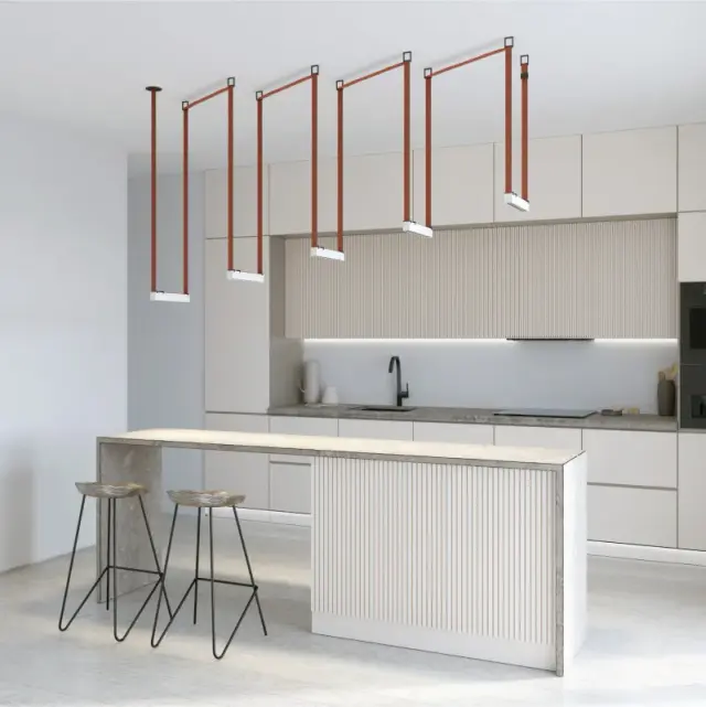 Трековый светильник Denkirs DK5570-WB BELTY GRILL | БЕЛТИ ГРИЛЬ — белый, ракурс 5