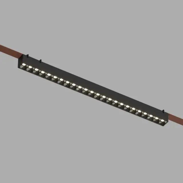Трековый светильник Denkirs DK5572-BK BELTY GRILL | БЕЛТИ ГРИЛЬ — черный