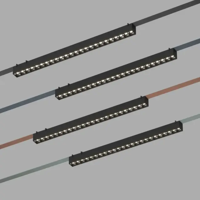 Трековый светильник Denkirs DK5572-BK BELTY GRILL | БЕЛТИ ГРИЛЬ — черный, ракурс 3
